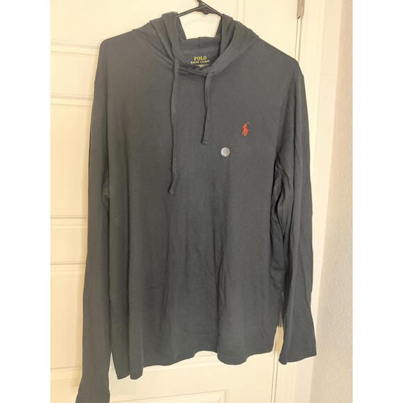 Polo Ralph Lauren Black Hoodie with Red Logo - Picture 3 of 3